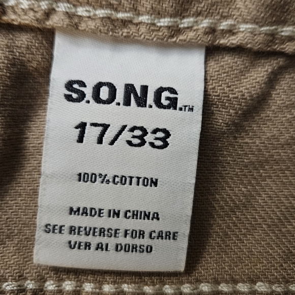 High Rise Carpenter 90s Boyfriend Jeans with buttons - Picture 6 of 14